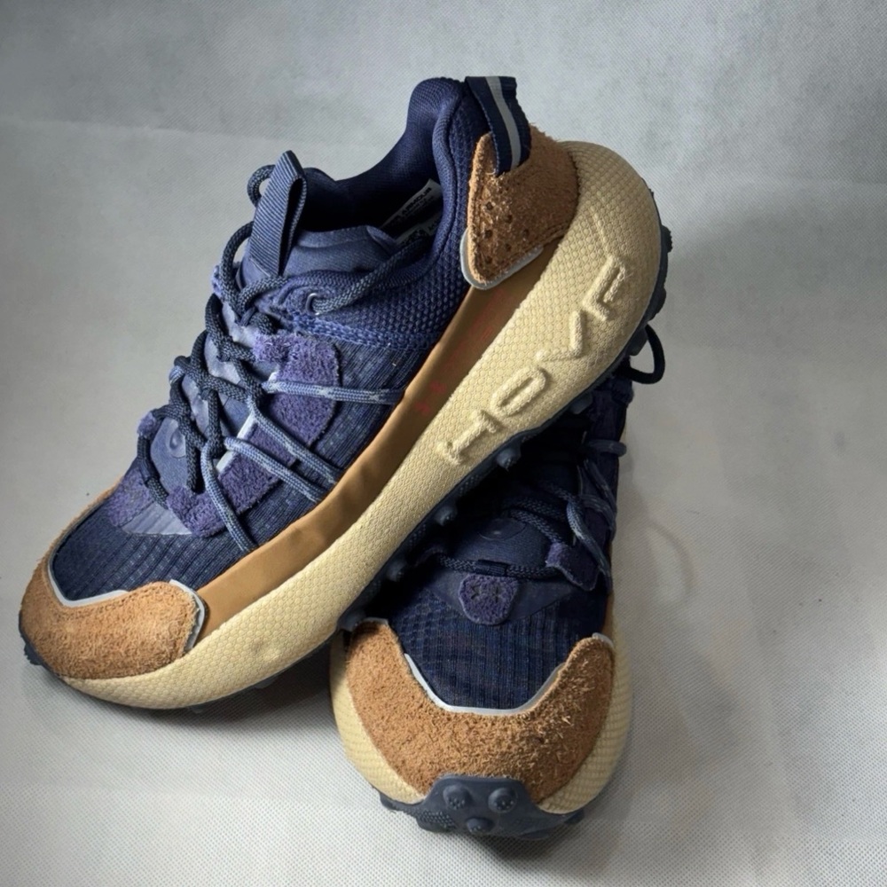Under Armour Blue and White Sneakers